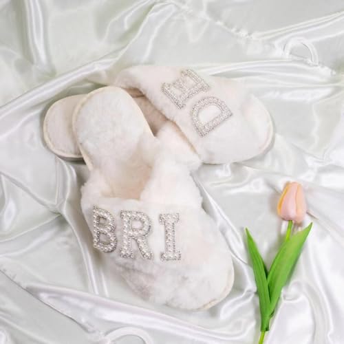 Bridesmaid Gifts，Bachelorette Party Favors，Bridal Shower Gifts，Wedding Gifts，Bride Slippers3