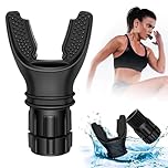 Respiratory Muscle Trainer, Portable Lung Trainer for Respiratory Therapy, Breathing Exerciser Device with Adjustable Resistance- Enhanced Lung Capacity. Ideal for Fitness