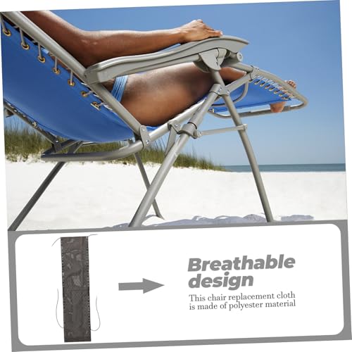 Tissu de remplacement pour fauteuil inclinable pliant de jardin