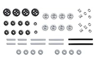 Algopix Similar Product 11 - LEGO 50pc Technic gear & axle SET