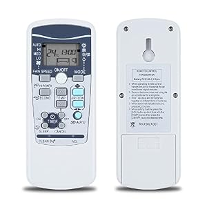 WKOLF Neue RKX502A001 Air Conditioner Ersatz-Fernbedienungsset für Mitsubishi Klimaanlage RKX502A001C RKX502A001B RKX502A001F RKX502A001G RKX502A001P RKX502A001S RKX502A017A DXK09Z3-S