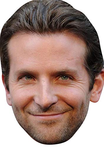 FoxyPrinting Bradley Cooper Movies Stars 2018 Celebrity Cardboard Party Face Mask Fancy Dress