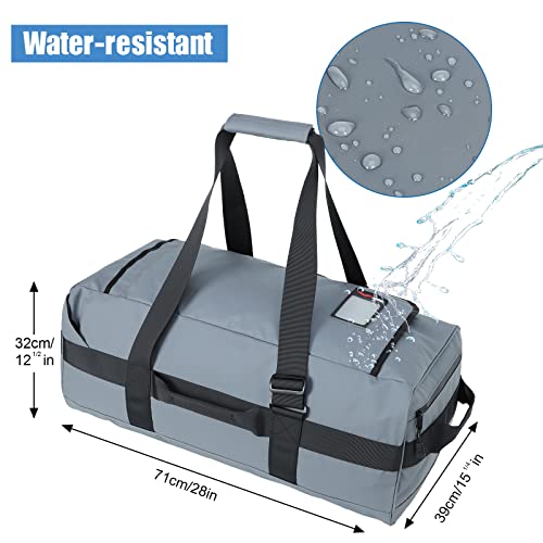 MIER-Water-Resistant-Backpack-Duffle-Heavy-Duty-Convertible-Duffle-Bag-with-Backpack-Straps-for-Gym-Sports-Travel