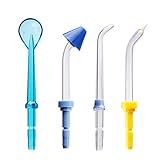 Oral Care Replacement Tips Set Inclued Nose Washing Sprinkler Tongue Cleaner for Waterpik Oral...