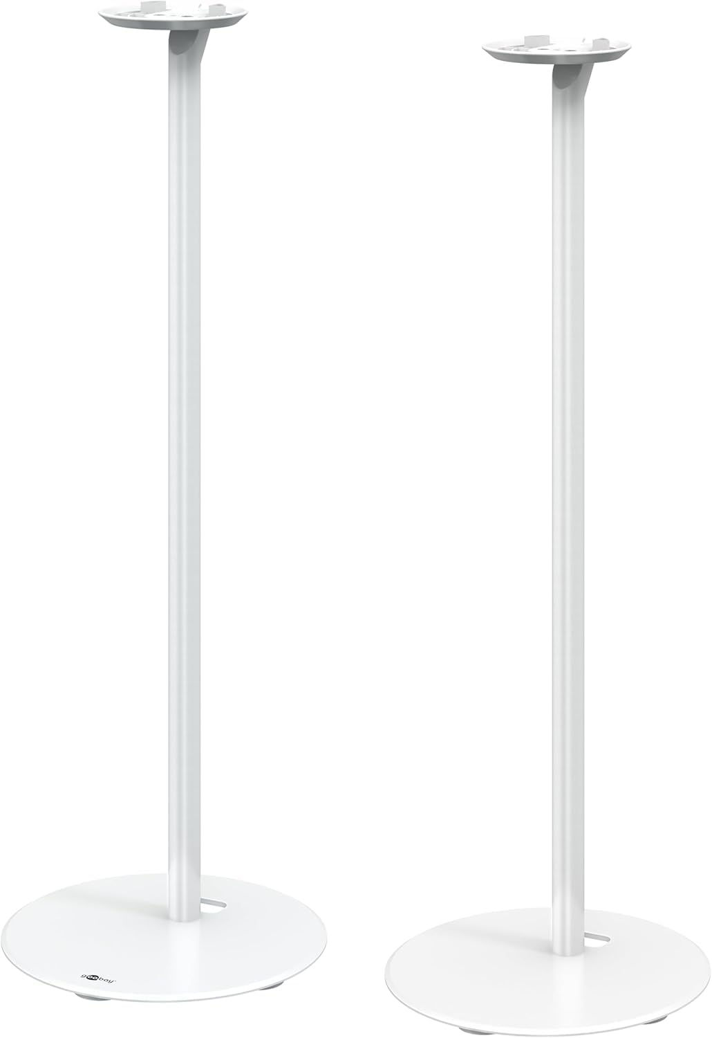 Supporto Altoparlante Goobay Per Sonos Era 100 - Bianco, 71 Cm, In Metallo, Con Gestione Cavi, Portata 3 Kg