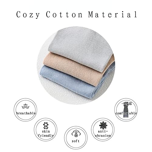 5/10-Pairs Women’s Ankle Socks Soft Cotton Aesthetic Crew Low Cut Socks with Cute Cartoon Pattern2