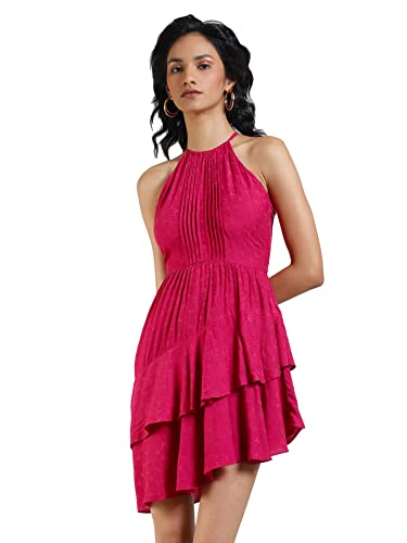 Image of Label RITU KUMAR Women's Plum Knee Length Dress