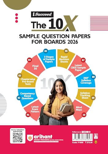 Image of Arihant i Succeed CBSE 15 Sample Question Papers Geography Class 12 For Exam 2026 | Based on CBSE Syllabus | With Solved Board Paper 2025, Mind Maps, Rapid Revision Sheets & Final 50 Important Questions | English Medium