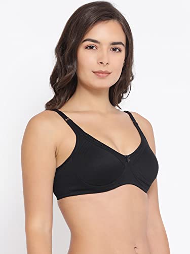Image of Macrowoman W-Series Nine to Five Bra for Women in Cotton Poly Fabric, Seamless Wire-Free Full Coverage for Daily Comfort & Support