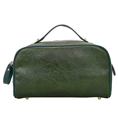 JINGYAN Bolsas de Aseo Makeup Bag Women Travel Storage Leather Cosmetic Bags Waterproof Bathroom Beauty