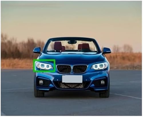 Abat-jour transparent pour feux avant BMW Série 2 anti-jaunissement