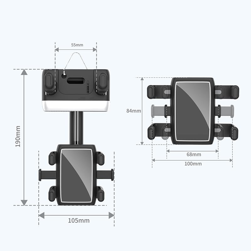 Supporto per telefono da auto per parabrezza per 6 2010-2025 (1 tipo a clip