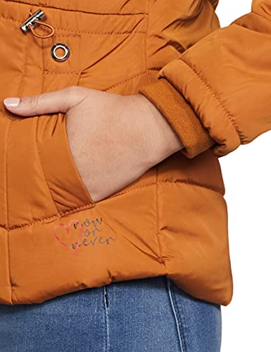 Image of Qube By Fort Collins Women's Regular Fit Nylon Bomber Jacket with Detachable Hood - Stylish & Comfortable Winter Wear