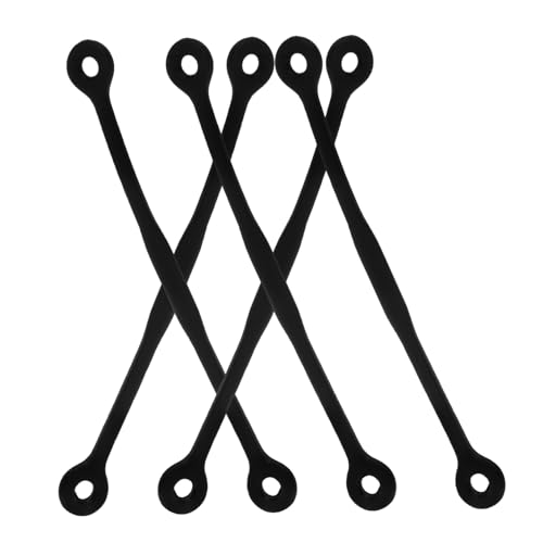 LIOOBO Tennis Racket Accessory 5 Pack of Silicone Tennis Racket Dampeners for Comfortable Play