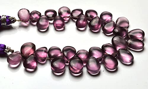 Quartz violet améthyste de qualité supérieure en briolette poire - 2