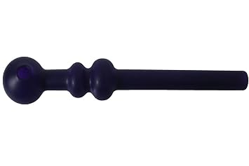 Green Apple Inc 7 Inch Neon Valentines Smoking Glass Water Pipe (Pack of 1) (Blue)