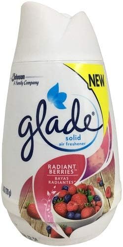 Glade Radiant Berry - Ambientador sólido, 6 onzas, 12 por caja.