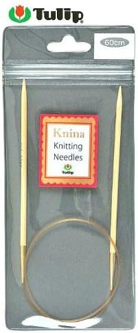 Tulip KKJA-6045 Knina Knitting Needles Bamboo Ring Needles 23.6 inches (60 cm) No. 8