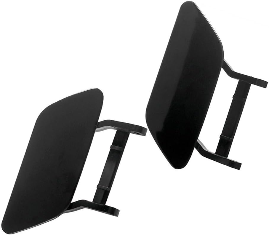 Pair Left and Right A1668600108/A1668600208, Front Headlight Washer Nozzle Cover Cap, 2012-2015 Compatible with Mercedes-Benz W166 ML-Class ML 350/550