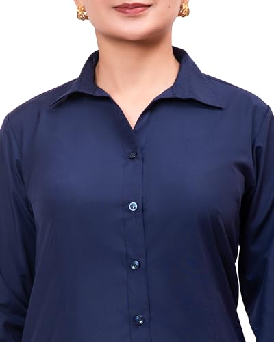 Image of ESTA Women 3 /4 Sleeve Stylish Western Official Formal Shirts Regular fit Shirts for Women
