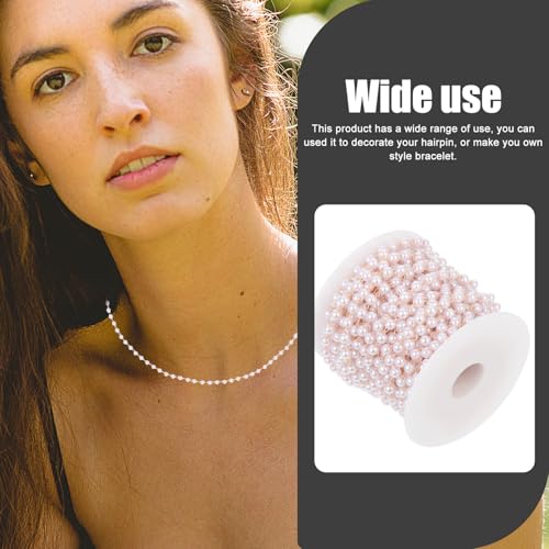 Cadena de perlas para manualidades creativas en la personalización de ropa de mujer 6