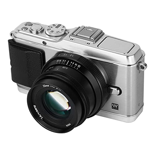 Image of 7artisans 35mm f1.2 Mark II APS-C Larger Aperture Prime Lens Compatiable for Olympus Panasonic M4 /3 Mirrorless Cameras Like Panasonic GH3 GH4 GF1 GM1 GM5 Olympus E-M1 E-M5 E-M10 (New Version)