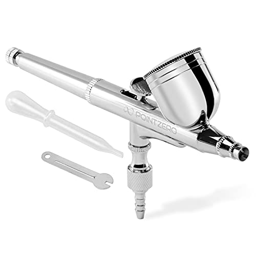 Pointzero Multi-Purpose Dual-Action Airbrush Set - Mini Compressor Kit #TOP3