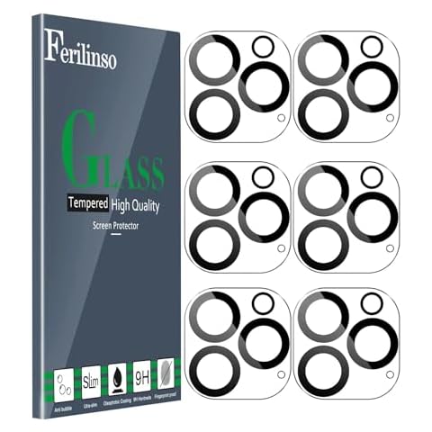 Ferilinso Camera Lens Protector for iPhone 16 Pro Max/Pro Cover