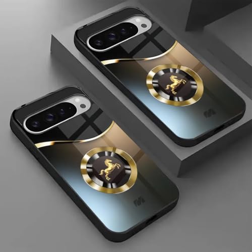 Image of MILLION CASES Crown Reins Spectra Case for Google Pixel 8a, Google Pixel 8a Back Cover Case(2024) - PC | Midnight Black
