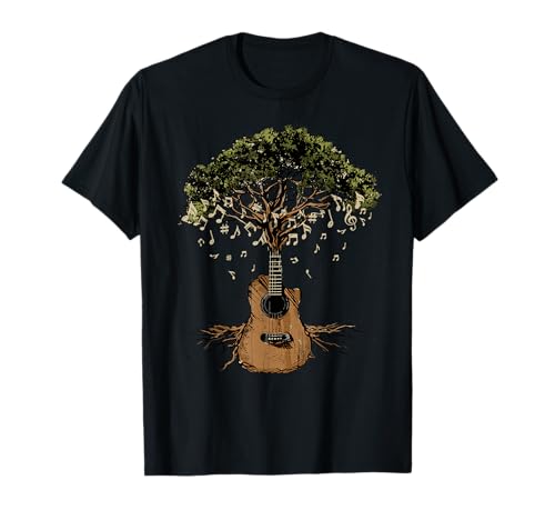 Acoustic Guitar Shirt Tree of Life Guitar Player Guitarist T-Shirt