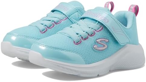 Skechers Kids Girls Sole Swifters Sneaker, Aqua/Pink, 3.5 Big Kid | Image 3