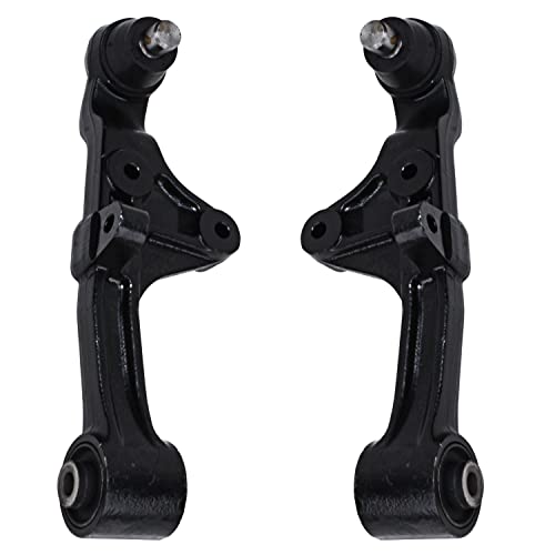 Image of Detroit Axle - 8pc Front End Control Arms Kit for 02-05 Kia Sedona, Lower Control Arms w /Ball Joint Tie Rod Ends Sway Bar Links 2002 2003 2004 2005 Replacement