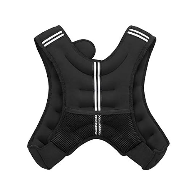 VIVITORY Weighted Vest Workout Equipment, 11lbs/18lbs Body Weight Vest for Men, Women, Strength Training, Running, Fitness, Muscle Building, Weight Loss, Weight lifting