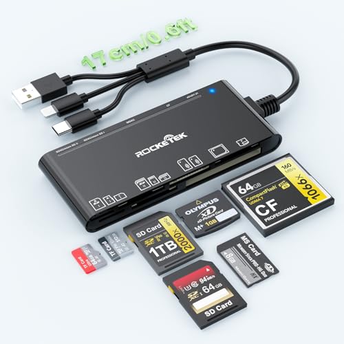 7 in 3 Multi Memory Card Reader USB C