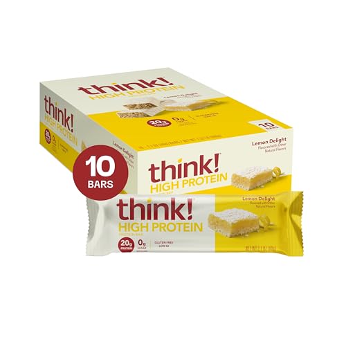 think! Protein Bars, Lemon, 2.1oz, 10ct