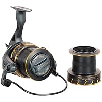 PENN Surfblaster III Longcast Spinning Reel, 8000 Size, Long-Distance Surf Casting for Saltwater Beach and Rock Fishing, Smooth and Durable, Unisex, Black/Gold, Metallic