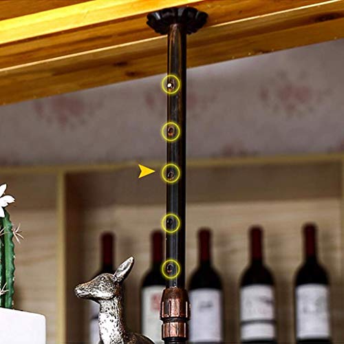 Cave à vin de plafond en fer forgé pour sublimer vos soirées de dégustation