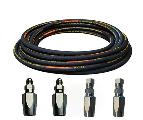 R16-06 Hydraulic Hose Kit with 2 JIC & 2 Male JIC Reusables