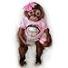 TOYSBBS Bambola rinata del Vinile del Bambino rinato della Scimmia Sembra la Bambola Reale della Bambola della Scimmia di Vita Reale Gioca la Marca di 20 Pollici 51cm (Certificazione EN71)