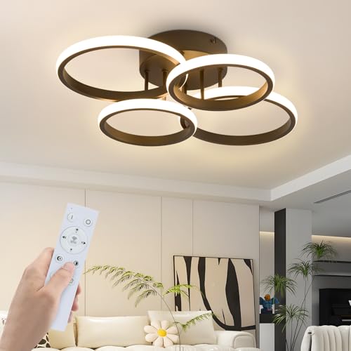 Plafonnier LED dimmable pour stopper la fatigue oculaire avec télécommande