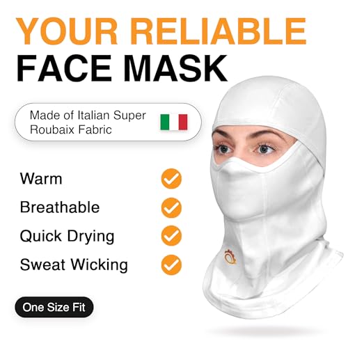 GearTOP Balaclava Ski Mask for Men Snowmobile Face Mask Warm Balaclava Women Neck Gaiter - Perfect for Snowboard, Motorcycle - Thumbnail 3