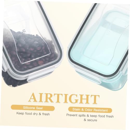 Alipis 14pcs Air Tight Storage Container Food Storage Jar Sealing Lids for Cereal Rice Flour Sugar - Thumbnail 3