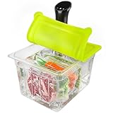 EVERIE 12Qt Sous Vide Container Set w/Collapsible Lid +...