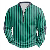 Generisch Camiseta de tirantes para hombre, disfraz de carnaval, color rojo y blanco, sudadera de Colonia, divertida camiseta de Carnaval con suéter de 1/4 para hombre, blusa de colonia para fiestas