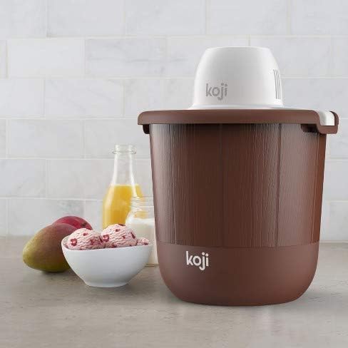 Koji 4qt Bucket Ice Cream Maker - Brown