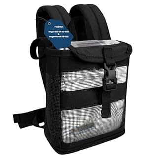 o2totes® Backpack fit for Inogen One G4 & Inogen Rove 4 – Lightweight, Ventilated Backpack with Zippered Bottom – Designed in USA – NOT FOR: Inogen One G5, G3, or Other Oxygen Units