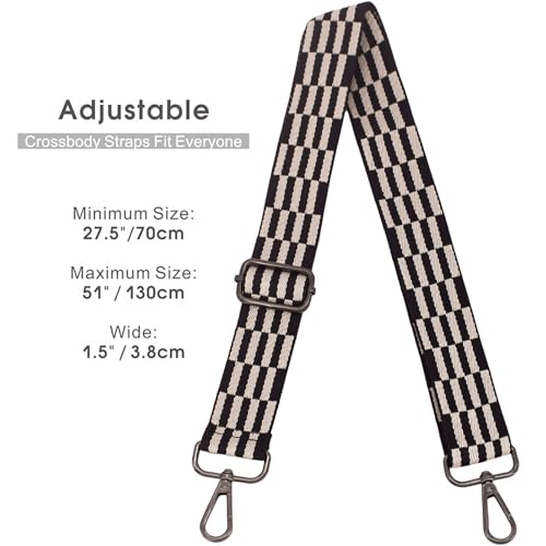 Image of Replacement Purse Strap Shoulder Strap Adjustable Crossbody Strap for Women Crossbody Wide Shoulder Bag