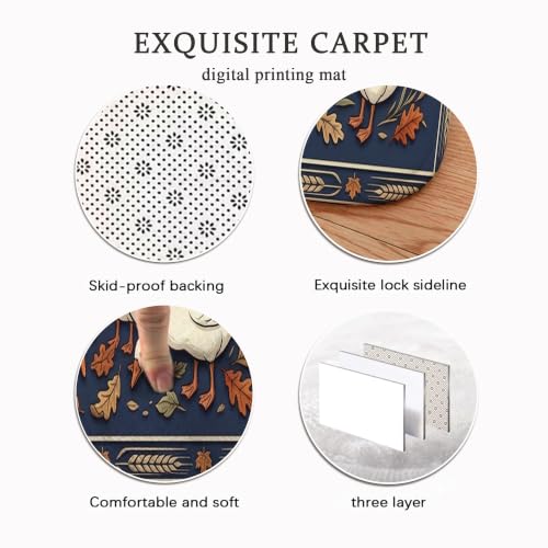 Tapis de cuisine rustiques lot de 3 tapis de sol rembourré - 7