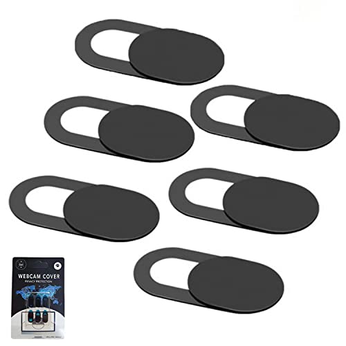 Copri Webcam, Webcam Cover Slider, Cover Per Fotocamera Digitale 0.027in Ultra-sottile Adatta Per Smartphone Echo Spot Tablet Macbook Con Forte Adhensive(confezione Da 6 - Foto 5