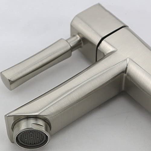 Robinet à poignée unique eau froide solution monotrou pour petit lavabo
